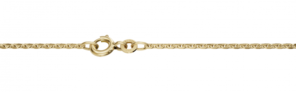 Necklace Anchor diamond cut chain width 1.9mm