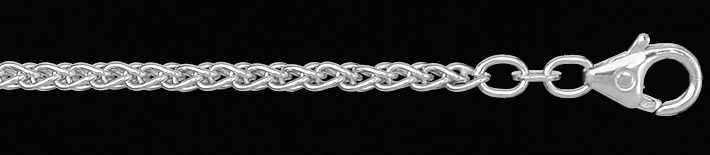 Necklace Wheat chain chain width 2.5mm