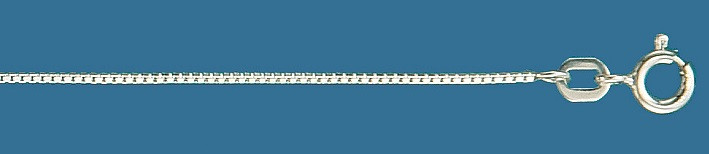 Necklace Box chain chain width 0.8mm