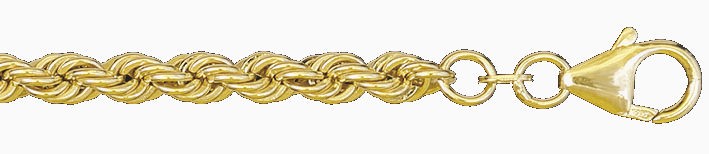 Armband Kordel hohl Kettenbreite 4.4mm