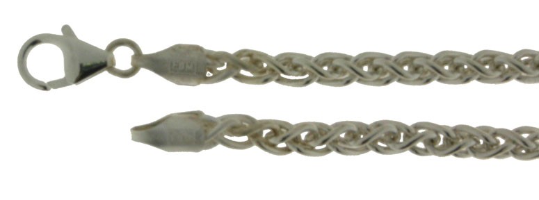 Necklace Wheat chain chain width 4.2mm