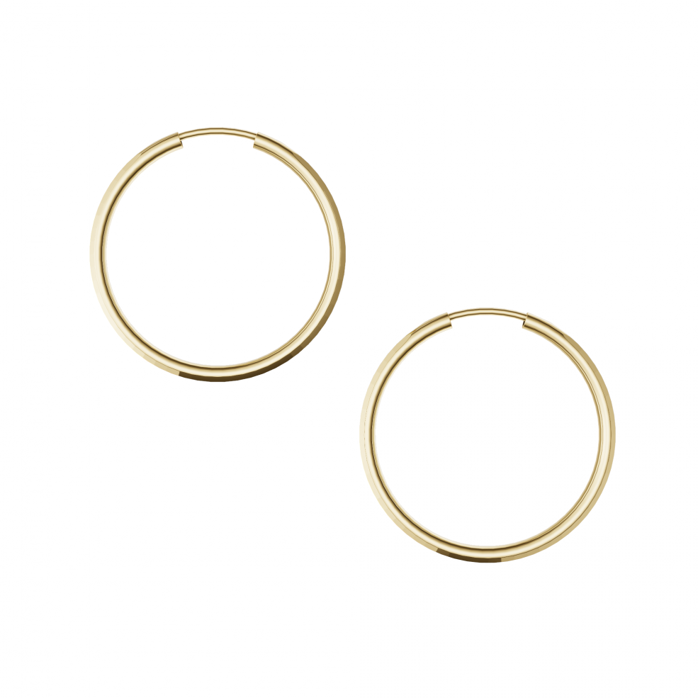 Earring ear hoops 2,0 mm