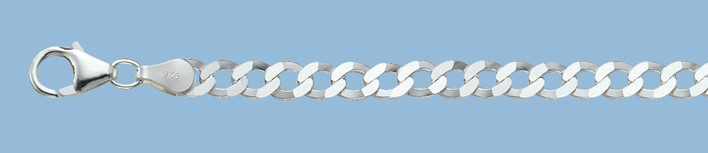 Bracelet Curb Chain chain width 4.5mm
