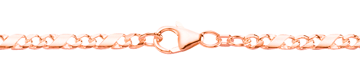 Armband Dollar-Kette Kettenbreite 3.7mm
