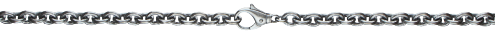 Bracelet Anchor grooved chain width 7.8mm