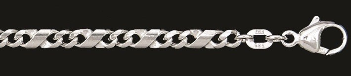 Collier Dollar-Kette Kettenbreite 3.1mm