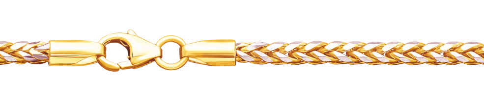 Necklace Wheat chain chain width 2.7mm