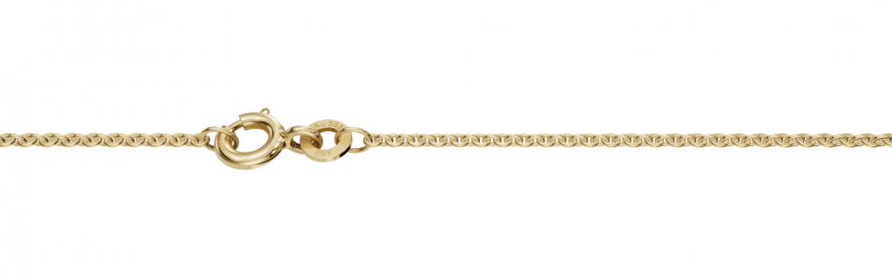Necklace Anchor round chain width 1.3mm