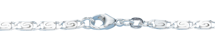 Bracelet Scroll chain chain width 3.2mm