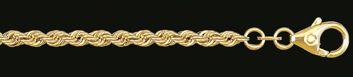 Collier Kordel massiv Kettenbreite 2.8mm