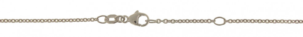 Collier mit Zwischenöse Anker rund Kettenbreite 1.5mm