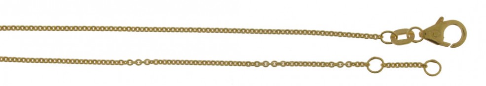 Bracelet incl.loop Anchor round chain width 1.1mm
