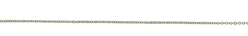 Necklace Anchor flat chain width 1mm