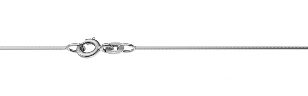 Necklace Snake diamond cut chain width 0.8mm