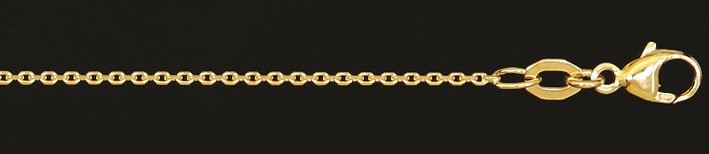 Collier Anker diamantiert Kettenbreite 1.15mm