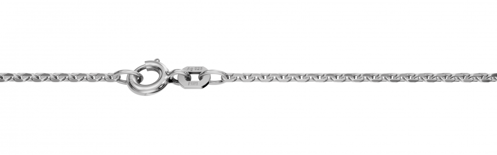 Necklace Anchor diamond cut chain width 1.9mm