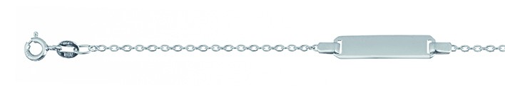 Id-Bracelet Anchor round chain width 1.1mm