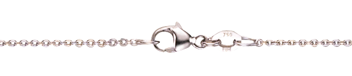 Necklace incl.loop Anchor round chain width 1.3mm