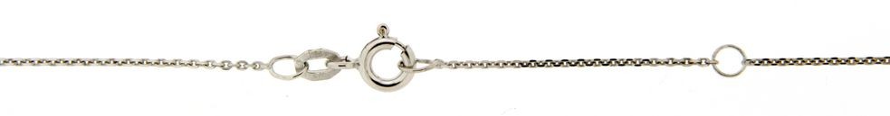 Necklace incl.loop Anchor diamond cut chain width 1.05mm