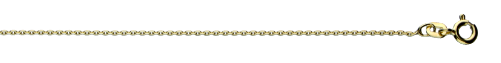Bracelet Anchor diamond cut chain width 1.15mm