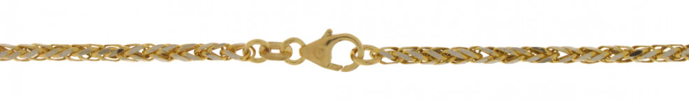 Necklace Wheat chain hollow chain width 2.1mm