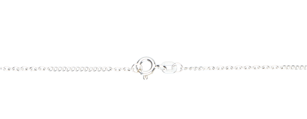 Necklace Curb chain round chain width 1.45mm