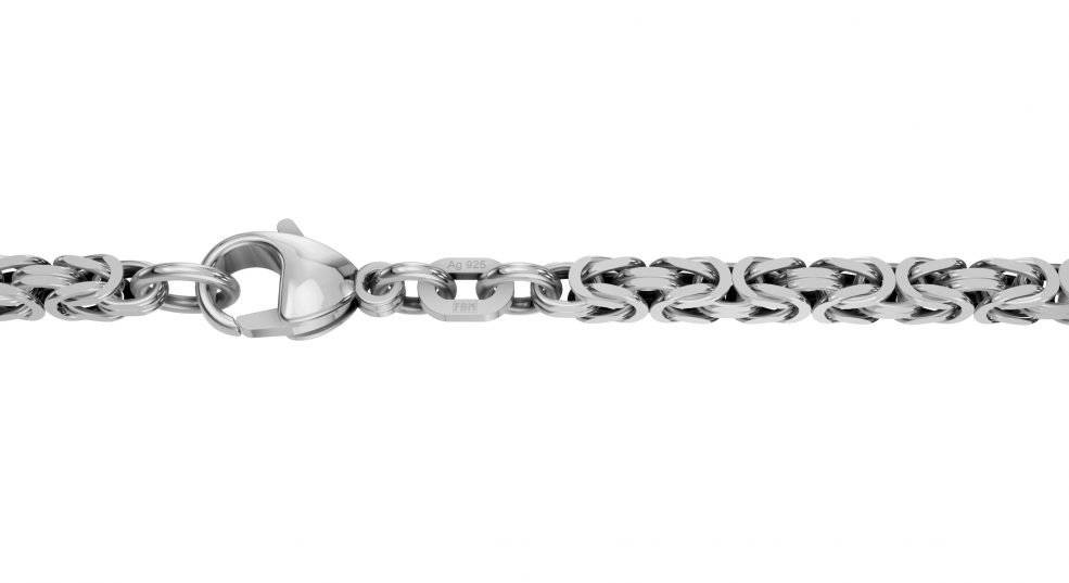 Bracelet Byzantine chain chain width 2.8mm