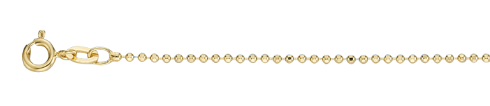 Collier Kugelkette dia. Kettenbreite 1.5mm