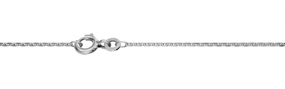 Collier Anker diamantiert Kettenbreite 1.3mm