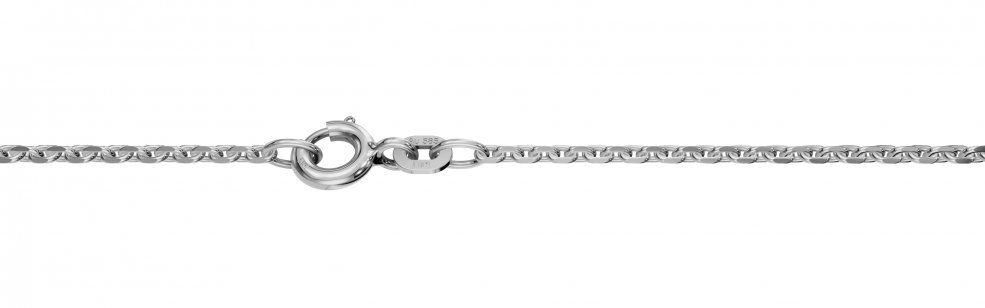 Necklace Anchor diamond cut chain width 1.7mm
