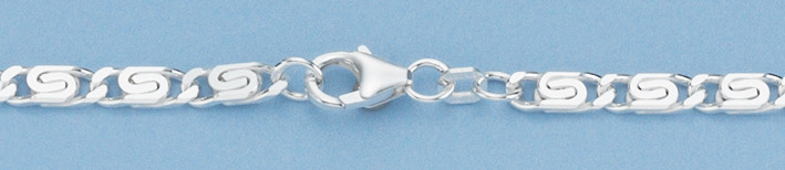 Bracelet Scroll chain chain width 3.8mm