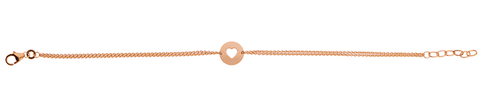 Bracelet Anchor round chain width 1.1mm