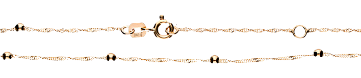 Collier mit Zwischenöse Singapur