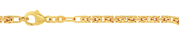 Bracelet Byzantine chain chain width 2.8mm
