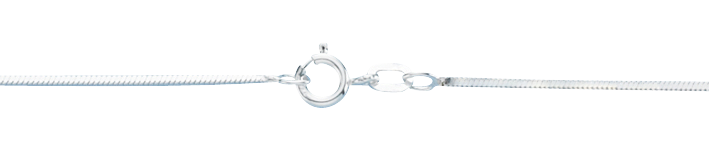 Collier Schlange diamantiert Kettenbreite 1mm