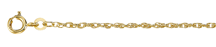 Collier Doppelanker Kettenbreite 1.8mm