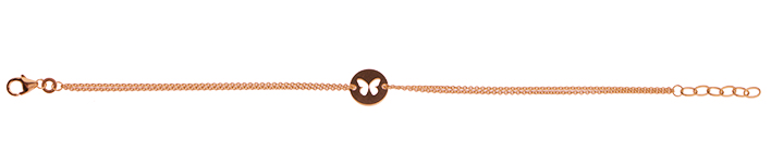 Bracelet Anchor round chain width 1.1mm