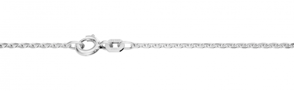 Necklace Anchor diamond cut chain width 1.7mm