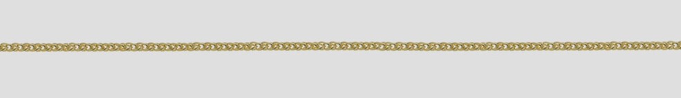 Collier mit Zwischenöse Zopf Kettenbreite 1.3mm