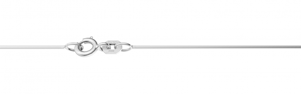 Necklace Snake diamond cut chain width 0.8mm