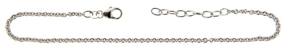 Bracelet Anchor round chain width 2mm