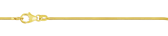 Necklace Snake diamond cut chain width 1.2mm