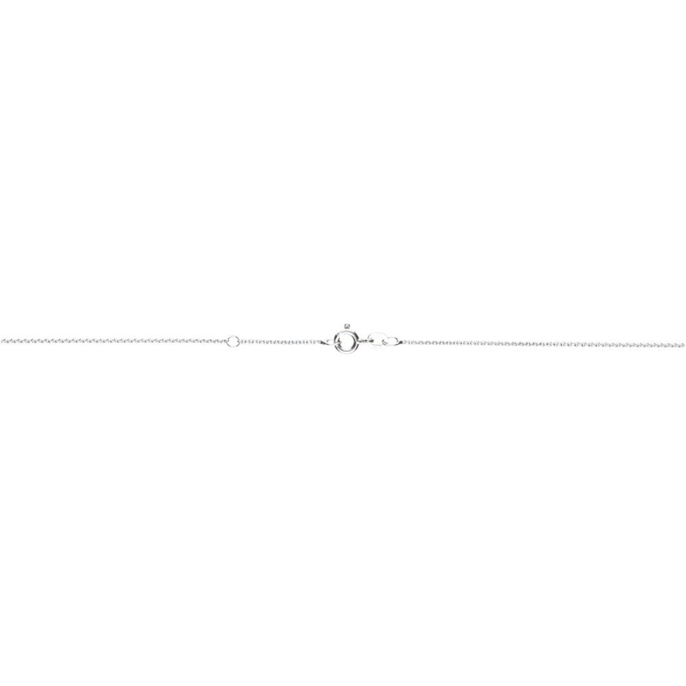 Collier mit Zwischenöse Anker rund Kettenbreite 1.1mm