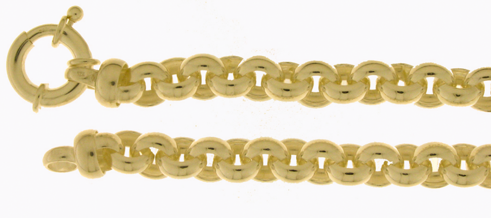 Bracelet Belcher chain chain width 9.4mm