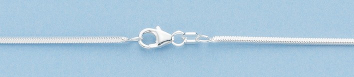 Collier Schlange diamantiert Kettenbreite 1.2mm