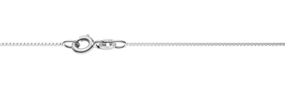 Necklace Box chain chain width 0.7mm