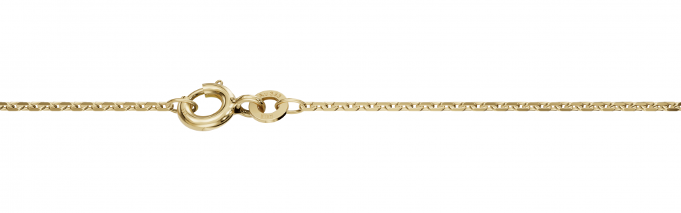 Collier Anker diamantiert Kettenbreite 1.3mm