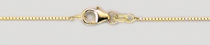 Necklace Box chain chain width 0.8mm
