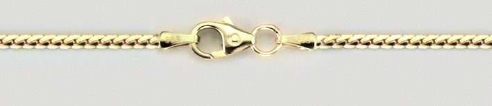 Collier Panzer oval Kettenbreite 1.7mm