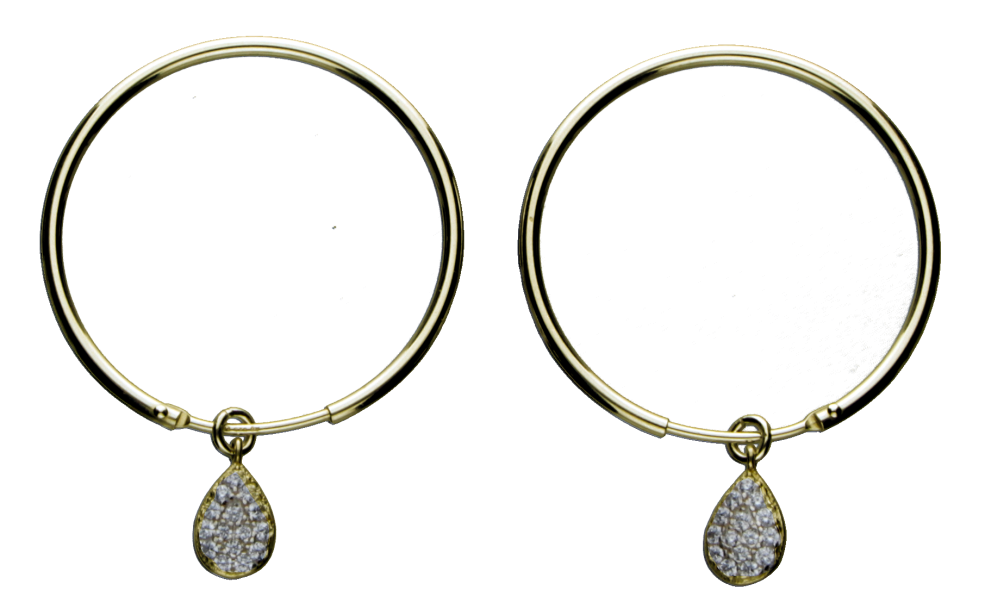 Earring ear hoops 1,5 mm